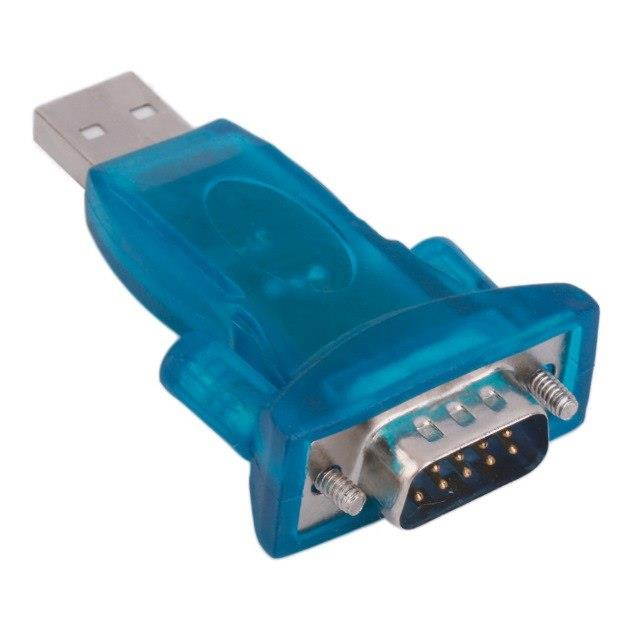 Computer Accessories USB 2.0 RS232 Serial Port DB9 9 Pin 9p Male Adapter Converter