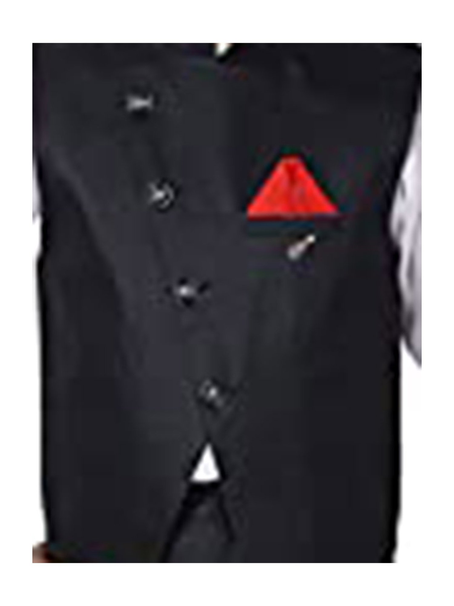 Pro-Ethic Style Developer Kids Navy & White Solid Full Sleeves Shirt, Waistcoat, Pants with Tie