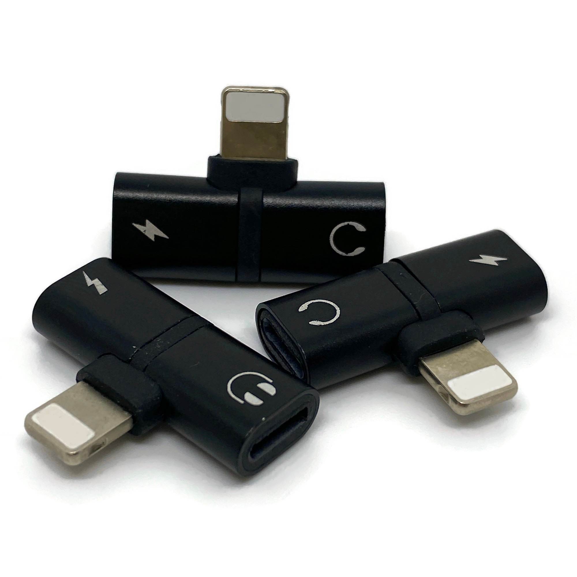 Music and Charge for iPhone Charger Cable Headphone 2 in 1 Dual Adapter Splitter