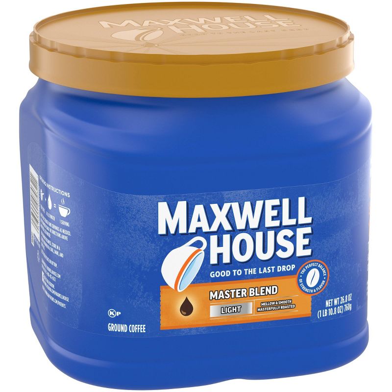 Maxwell House Master Blend Medium Light Roast Ground Coffee - 26.8oz