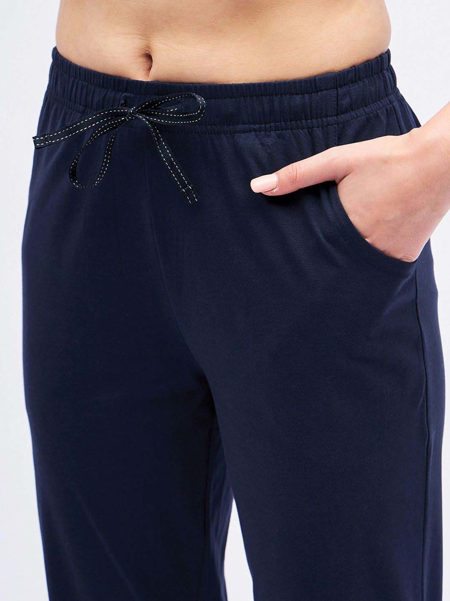 Sweet Dreams Night Navy Cotton T-Shirt Pyjamas Set