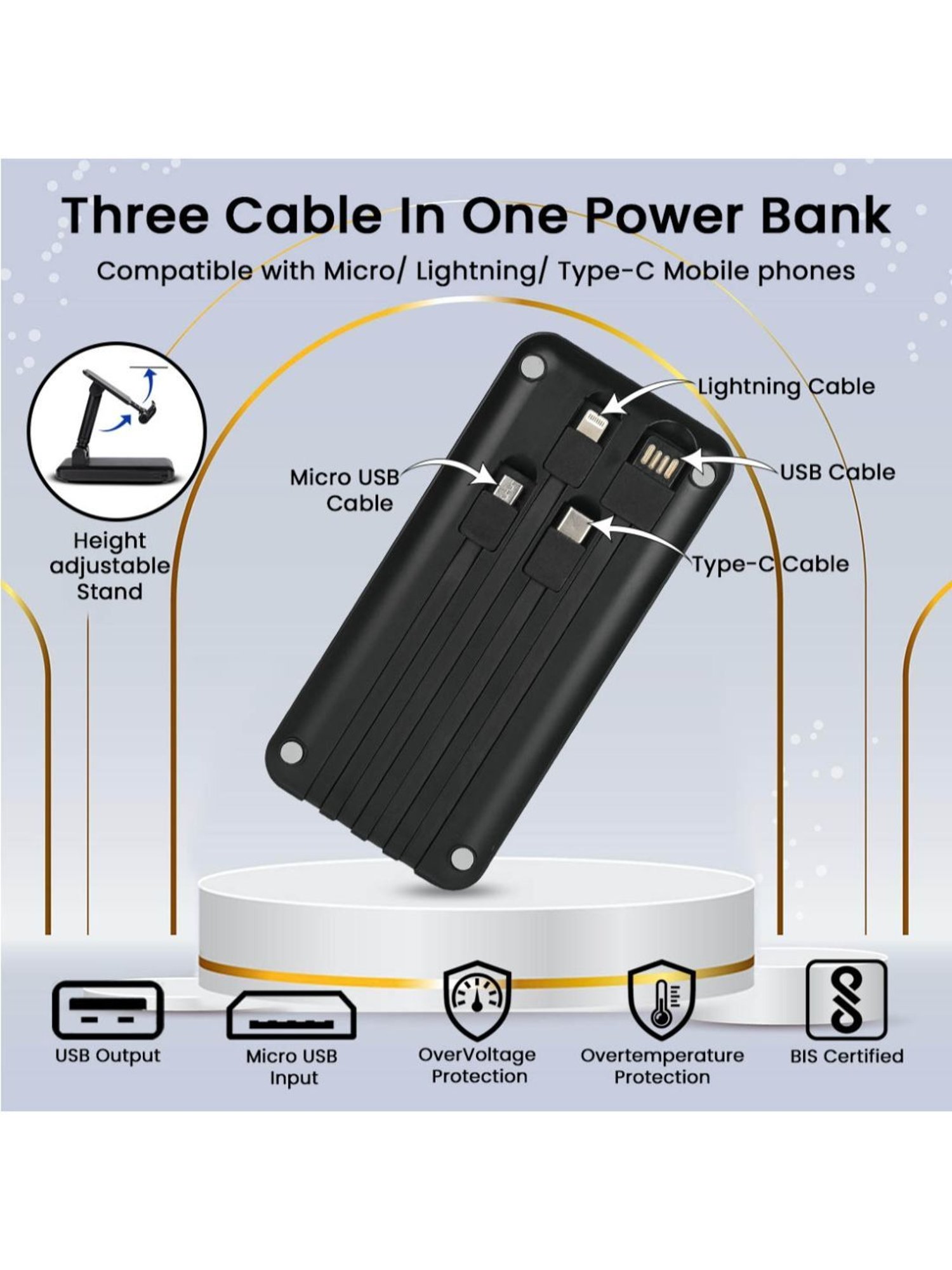 EVM P0206 Encase Pro Power Bank 10000mah (Black)