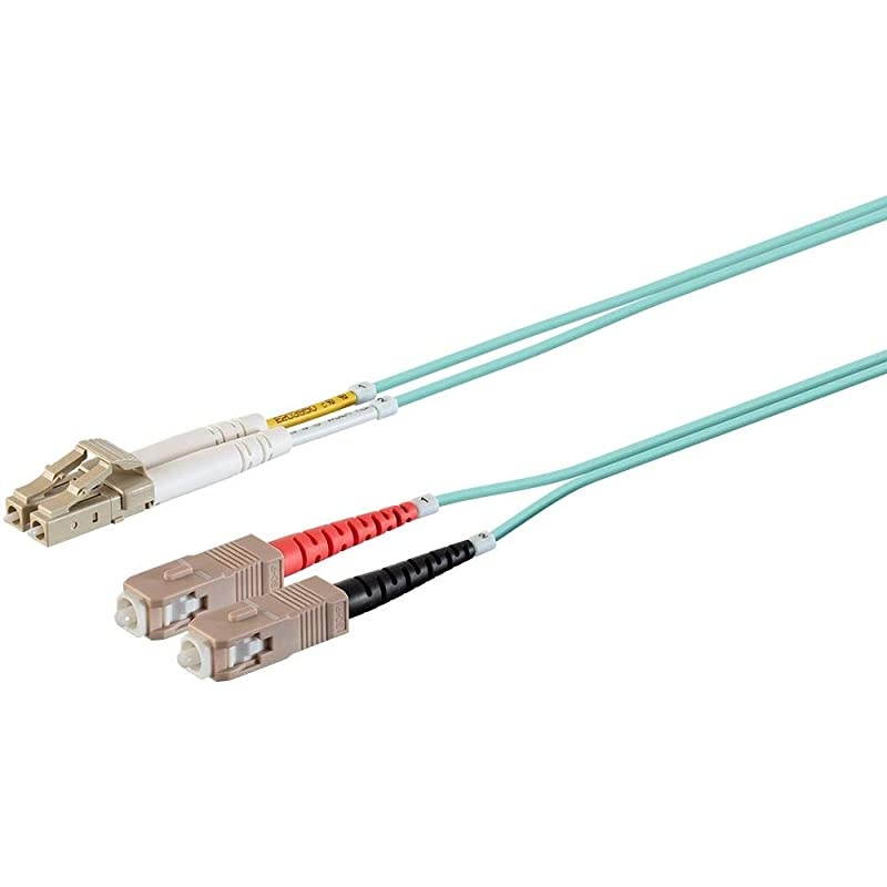 OM4 Fiber Optic Cable 3M Meter LCUPCSCUPC Multi Mode Duplex 50125 Type 20mm PVC