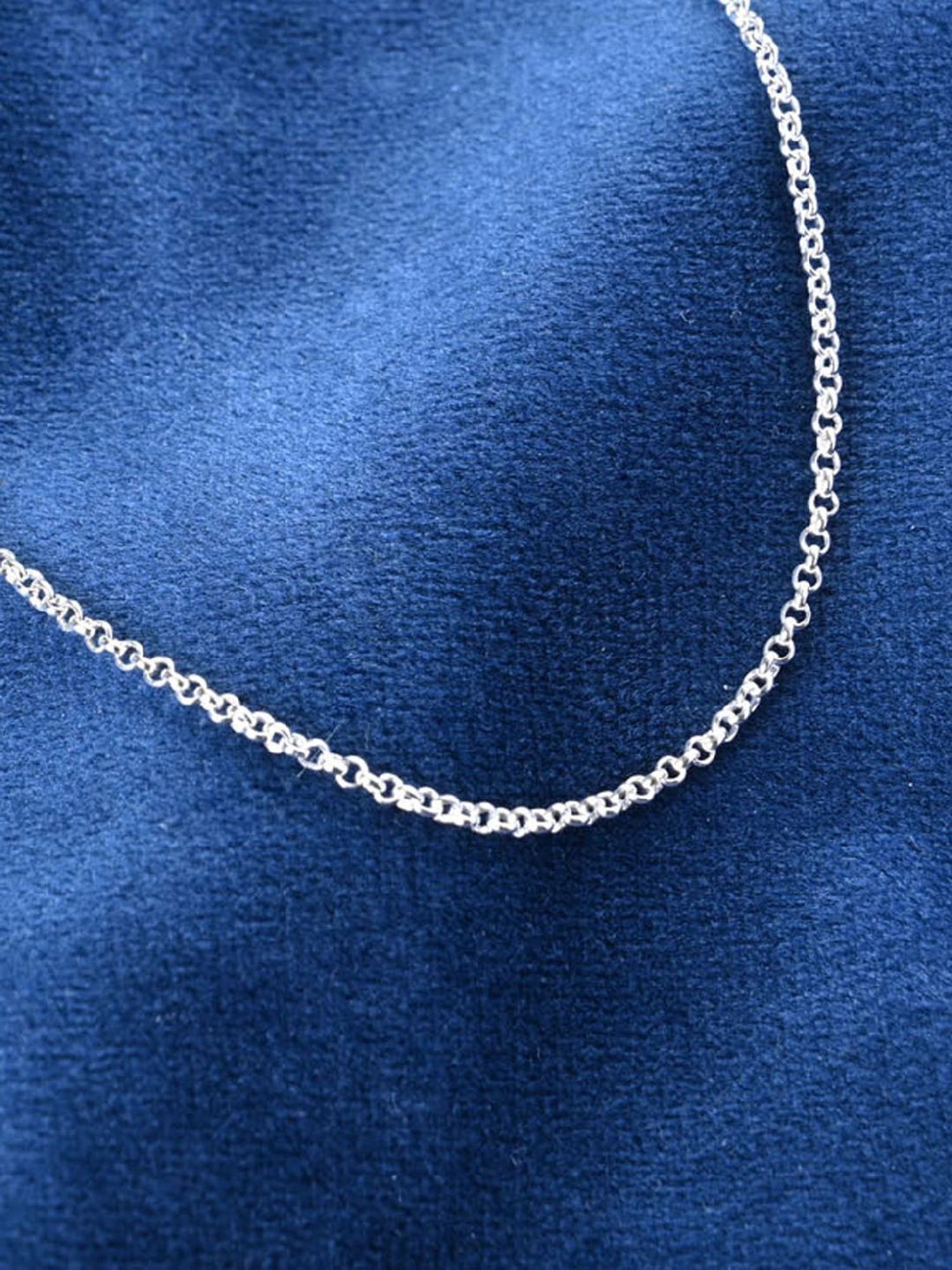 Clara Pure 925 Silver Cable Chain Necklace Gift for Men