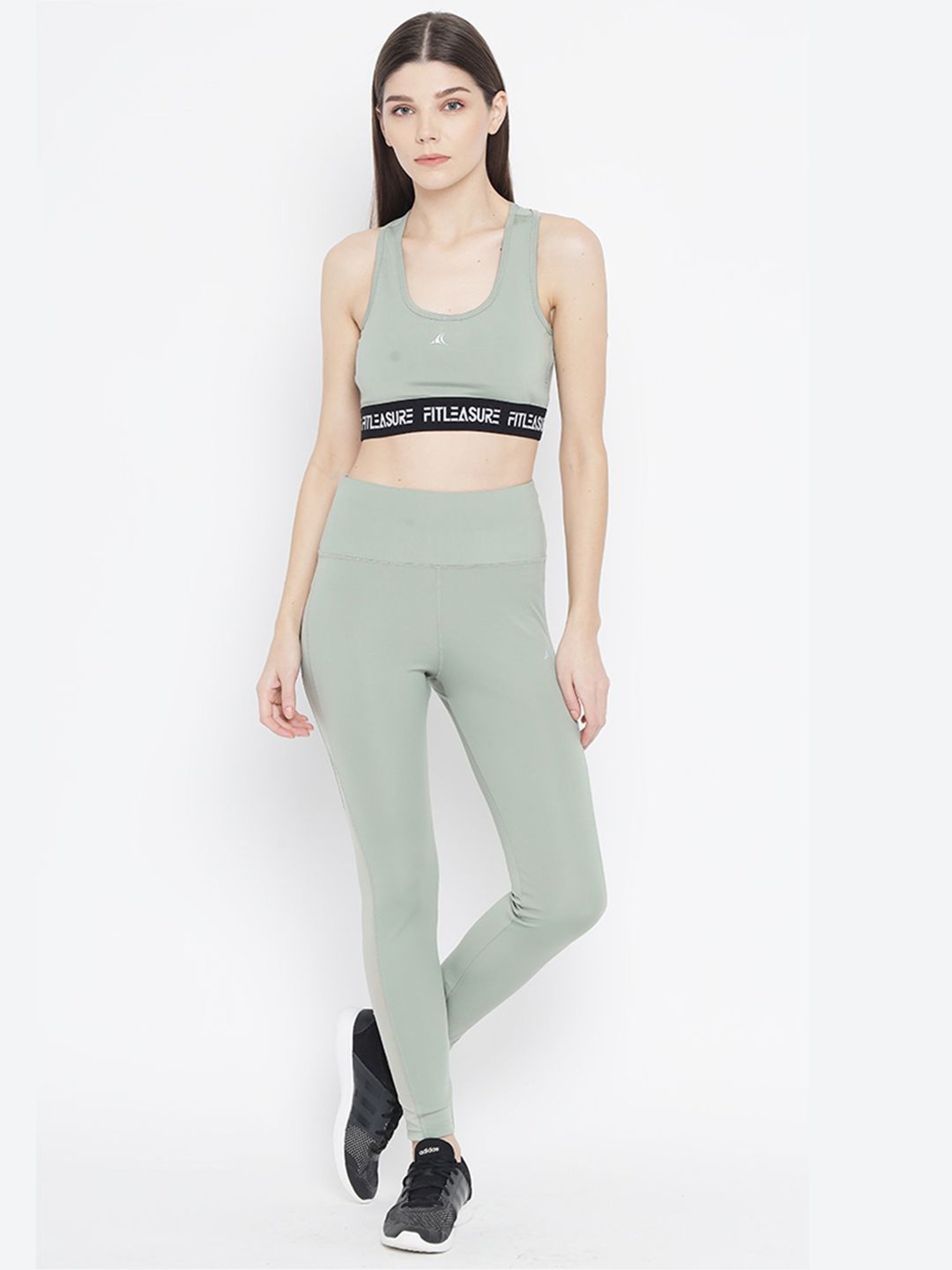 Fitleasure Green High Rise Tights