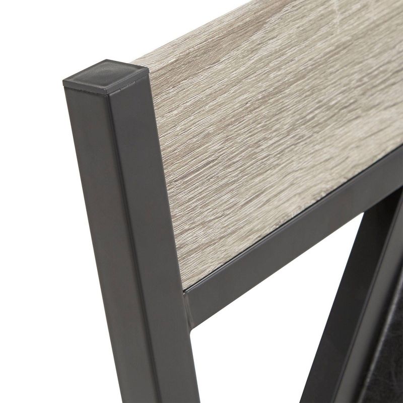 5pc Kalinda Dining Set Black - Inspire Q