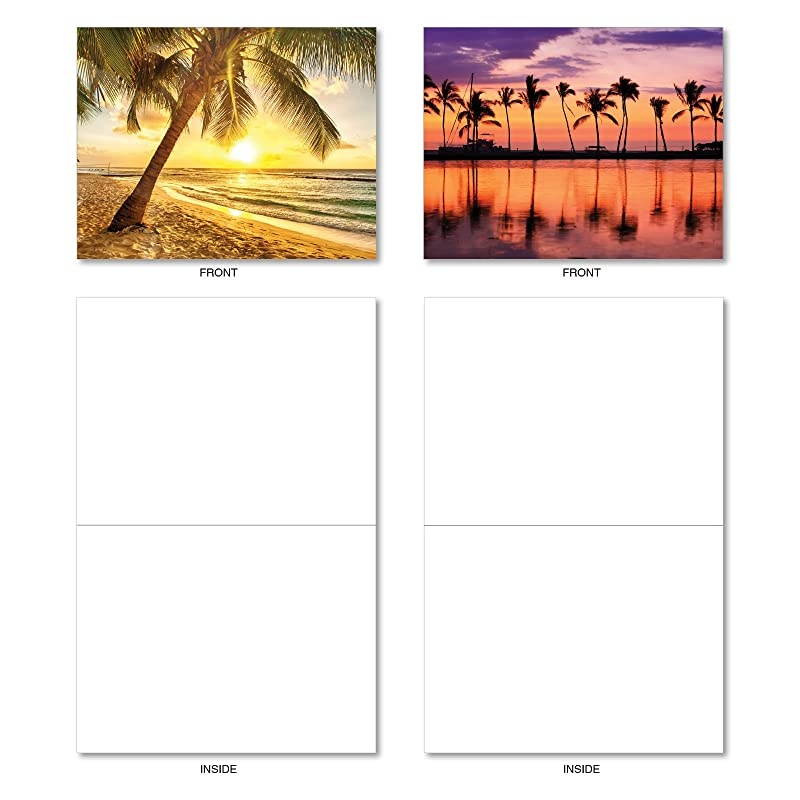 Note Cards wEnvelopes Assorted Palm Beaches Blank Greeting Cards Perfect AllOccasion Cards for Birthday Wedding Thank You Stationery Notecards 4 x 512 inch M6457OCB
