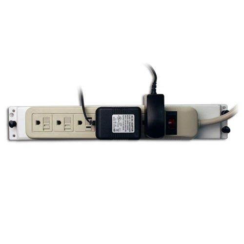 Bracket/Power Strip With 6 Outlets C-0705