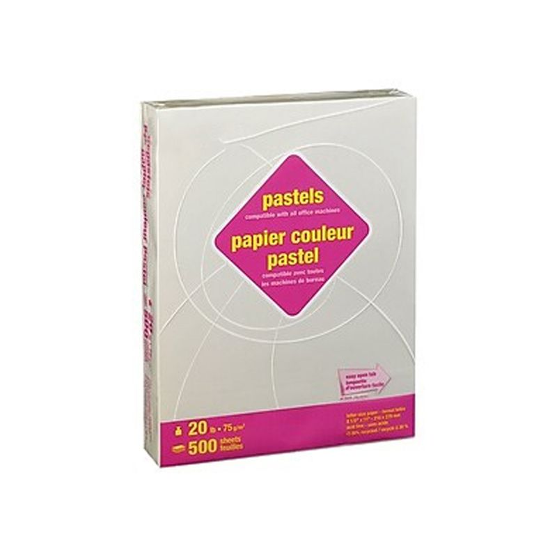 MyOfficeInnovations Pastel Colored Copy Paper 8 1/2" x 11" Cream 500/Ream (14789) 490950