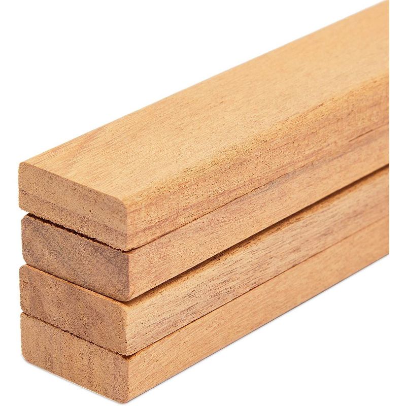 Okuna Outpost 2 Pack Wood Poster Hanger Frame, Magnetic Scroll for Wall (17 x 0.25 x 0.75 in)