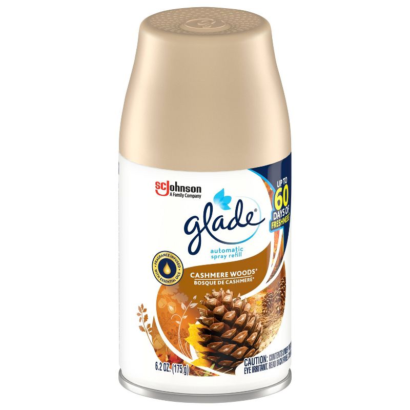 Glade Cashmere Woods Automatic Spray Refill - 6.2oz