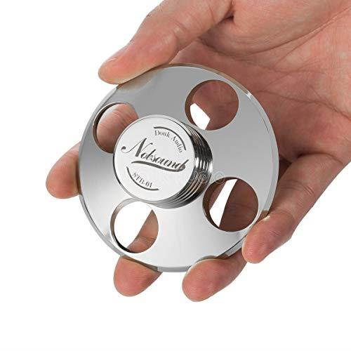 STB01 LP Vinyl Turntables Metal Disc Stabilizer Record Weight HiFi Silver