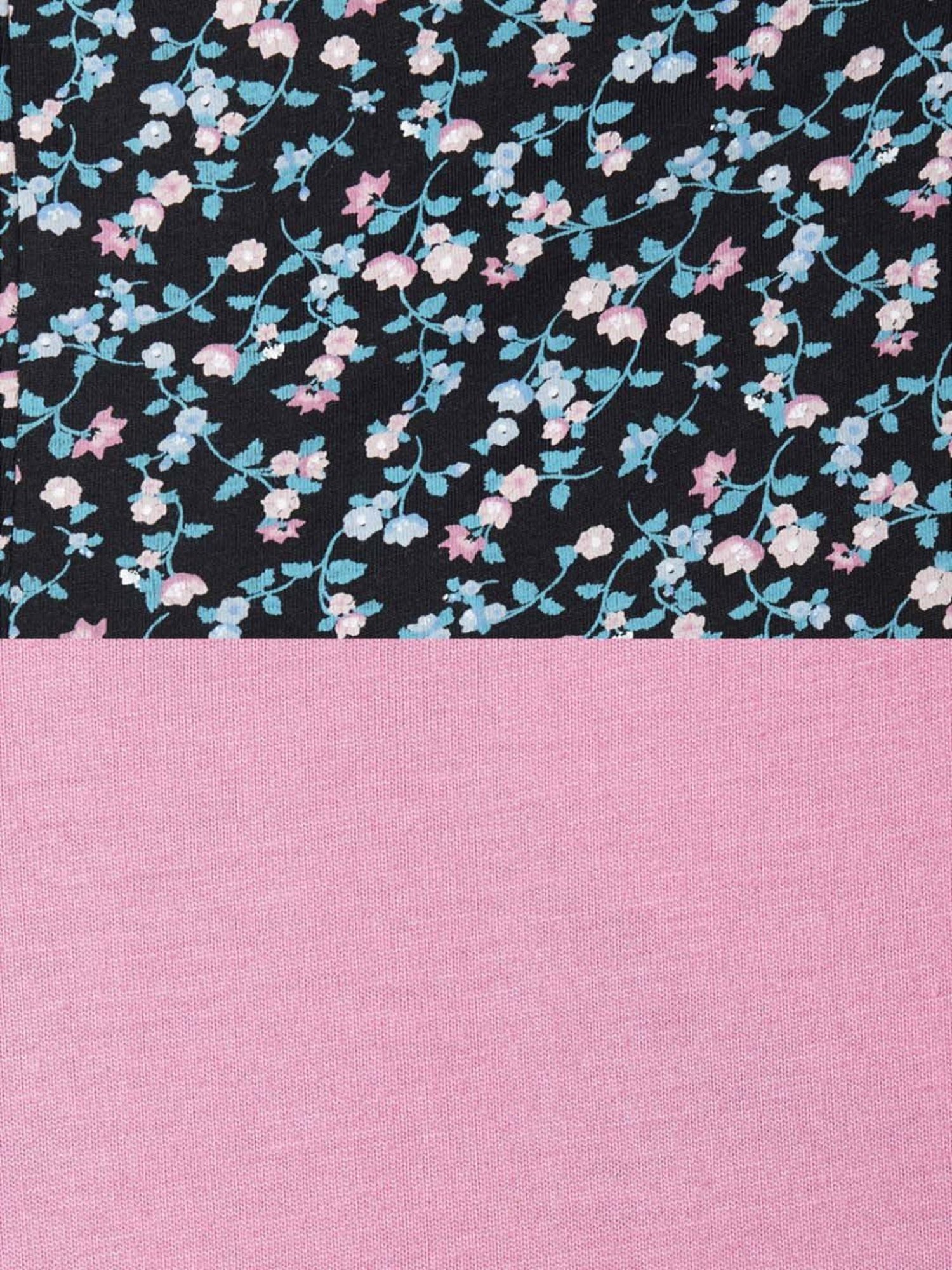 Dreamz by Pantaloons Pink Black Cotton Printed Pyjamas