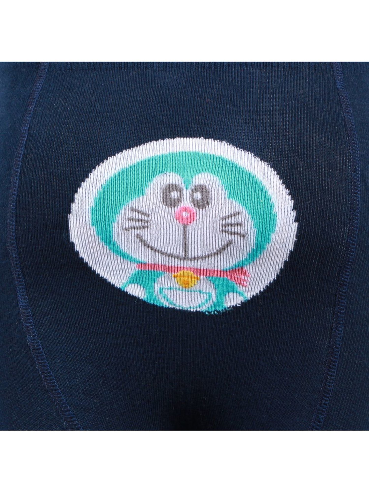 Bonjour Boys Dark Navy Doraemon Print Tights