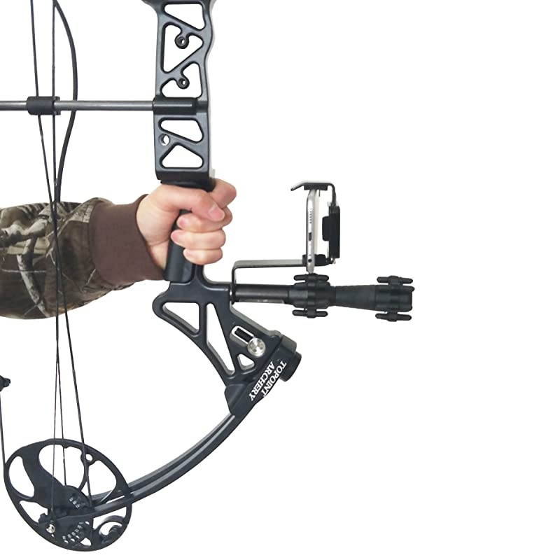 Cell Phone Holder Mount Bow Phone Mount for Smartphone Camera 2 Installation Methods