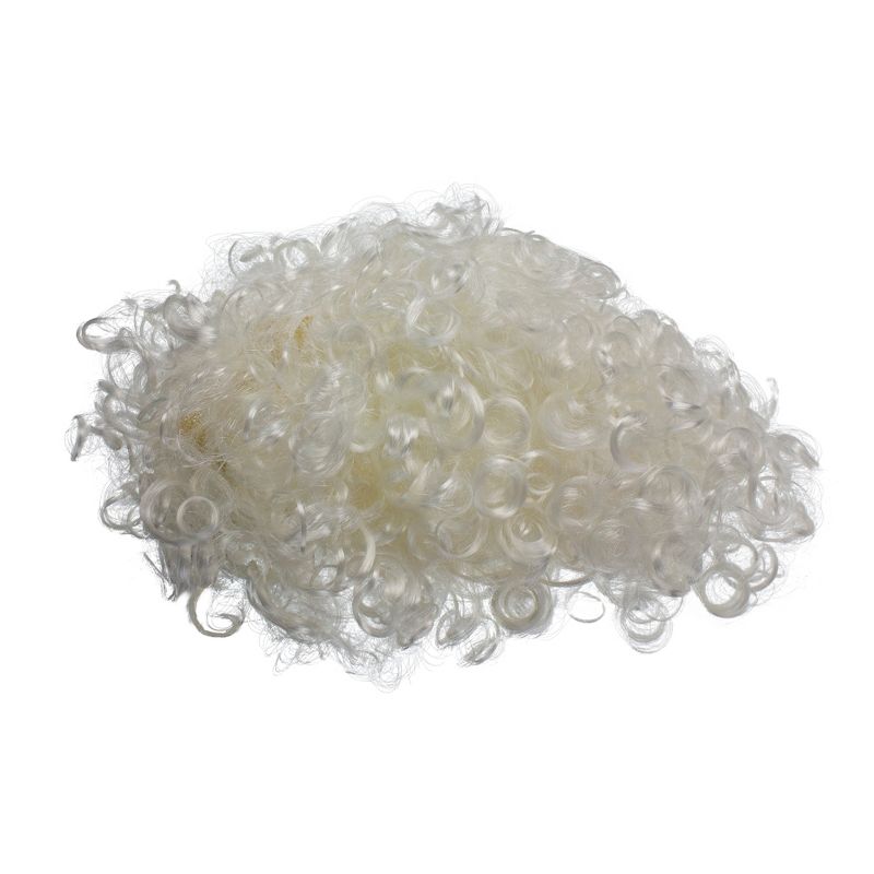 Northlight White Short Curly Women Adult Halloween Wig Costume Accessory - One Size