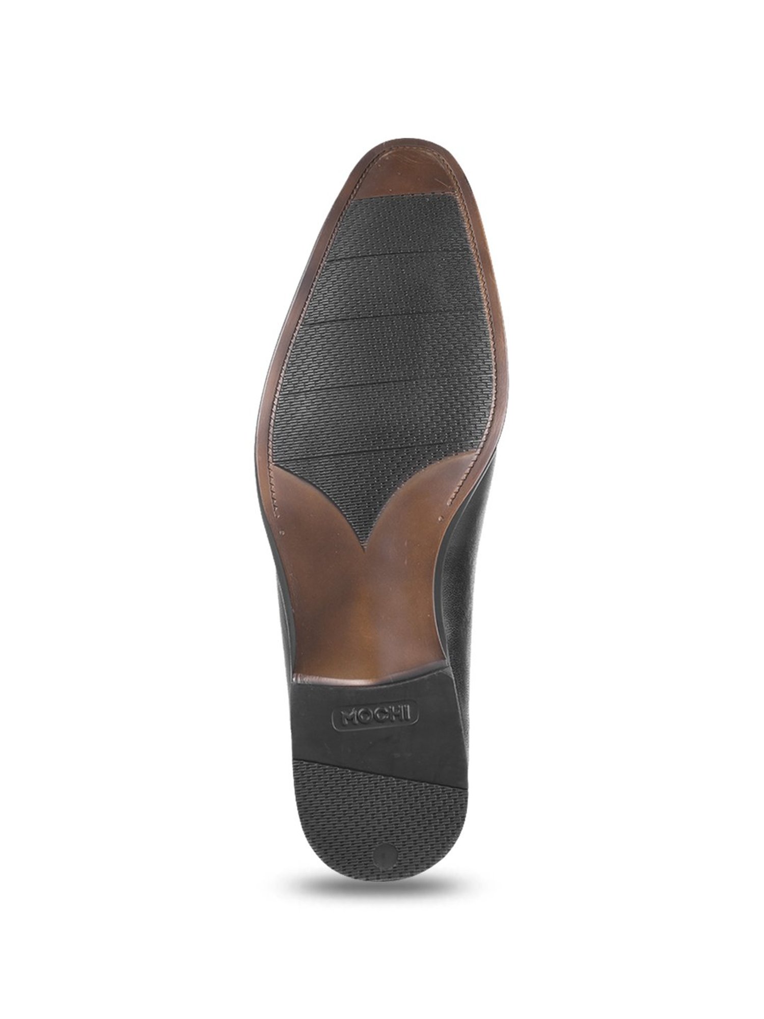 Mochi Men's Black Ethnic Juttis