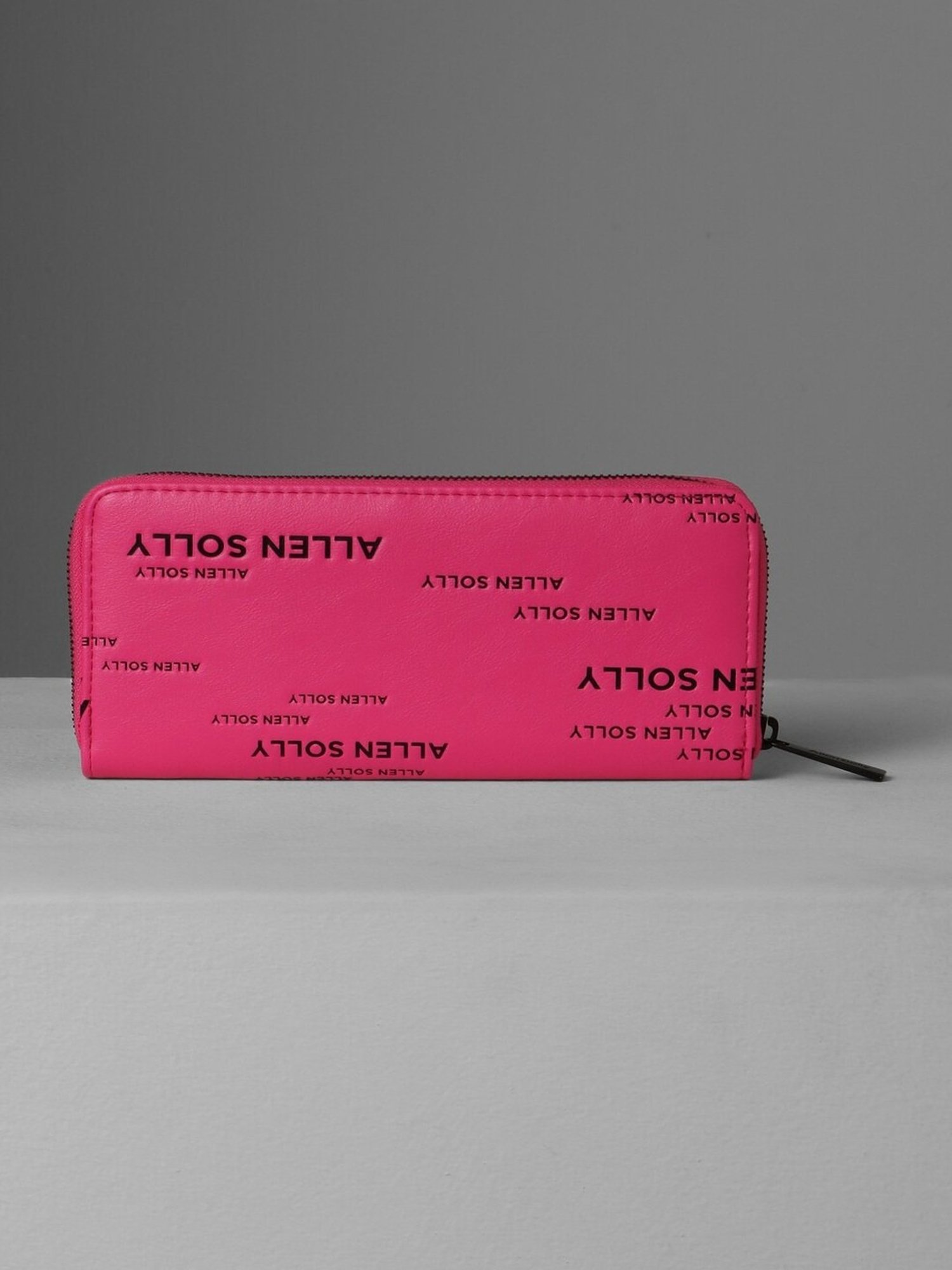Allen Solly Pink Printed Zip Around Wallet for women