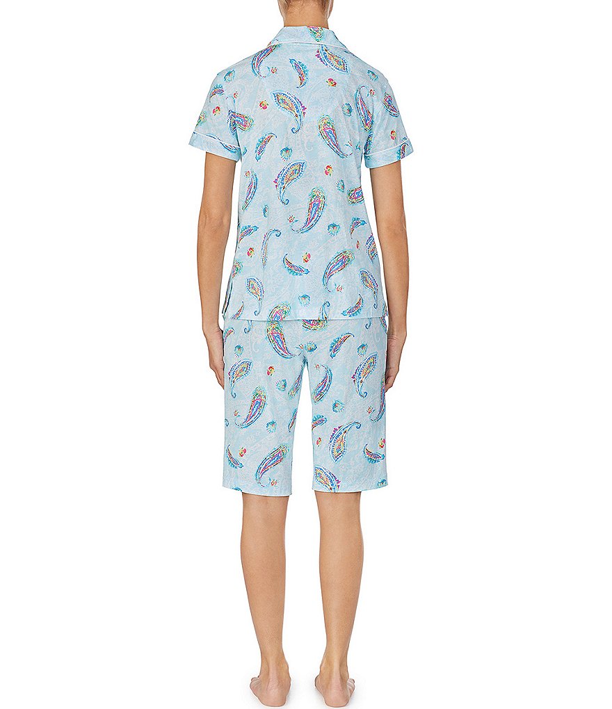 Lauren Ralph Lauren Classic Notch-Collar Sateen Coordinating Pajama Set