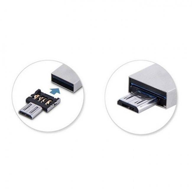 CHENYANG  5pcs Ultra Mini DM Micro USB 5pin OTG Adapter Connector for Cell Phone Tablet & USB Cable & Flash Disk