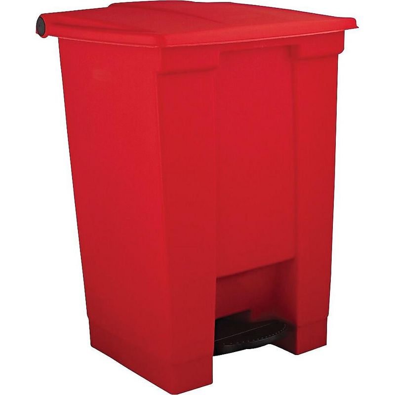 Safco At-Your-Disposal Recycling Center Polyethylene Three 28gal Bins Black 9798BL