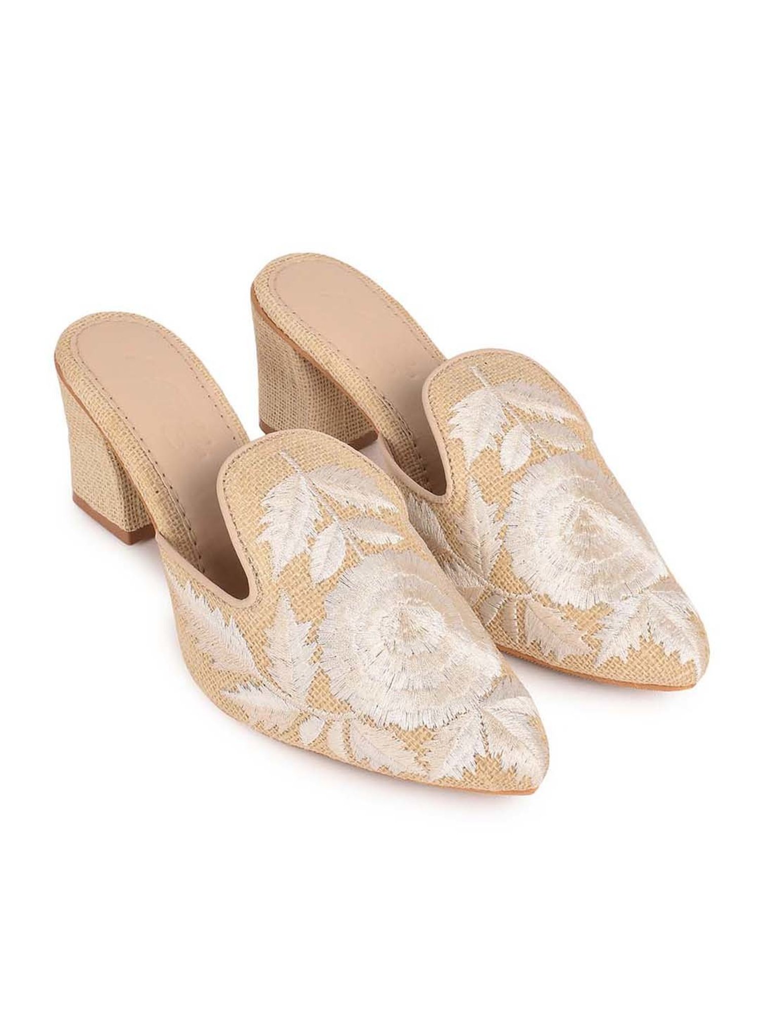 Sole House Women's Nude Mule Shoes