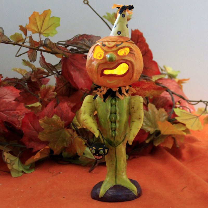 Jorge De Rojas 11.5" Trick Or Treat Snow Pea Pumpkin Head Potatoes Halloween  -  Decorative Figurines