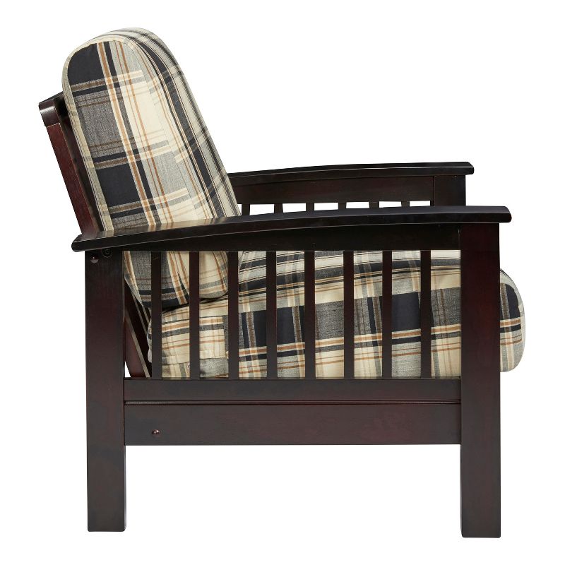 Maison Hill Mission Style Armchair - Brown / Black - Handy Living