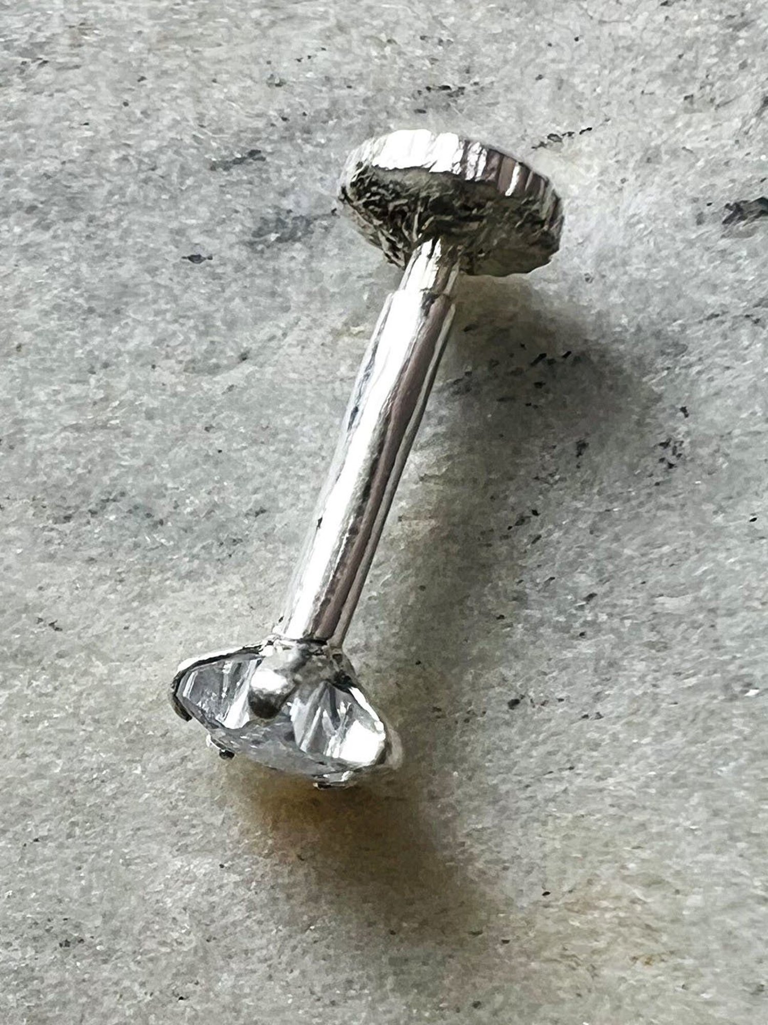 Arte Jewels 925 Sterling Silver Star-shape Nosepin for Women & Girls