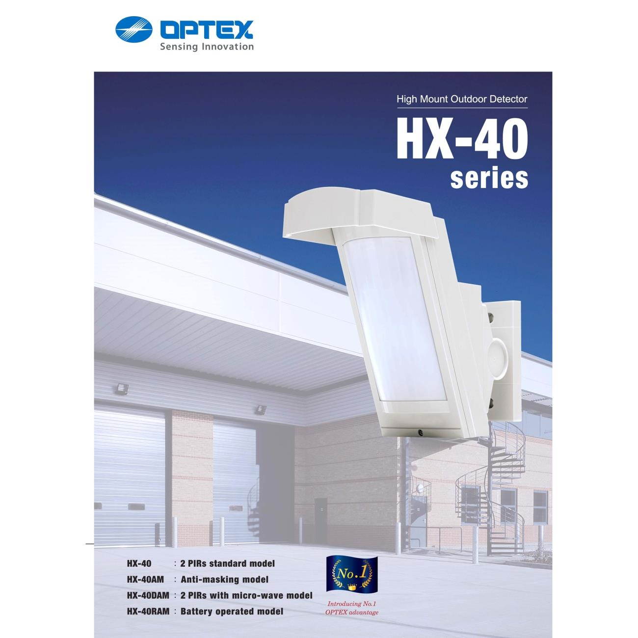 HX40RAM OPTEX WIRELESS 40X40 HI MOUNT PIR