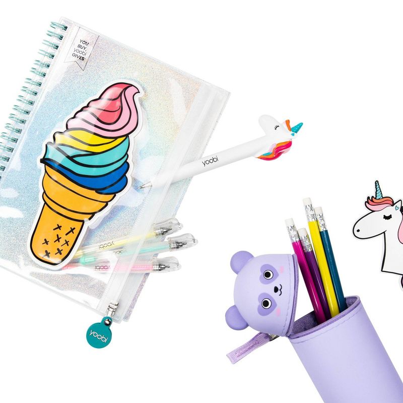 Spiral Notebook 1 Subject College Ruled Front Pocket Ice Cream  - Yoobi™