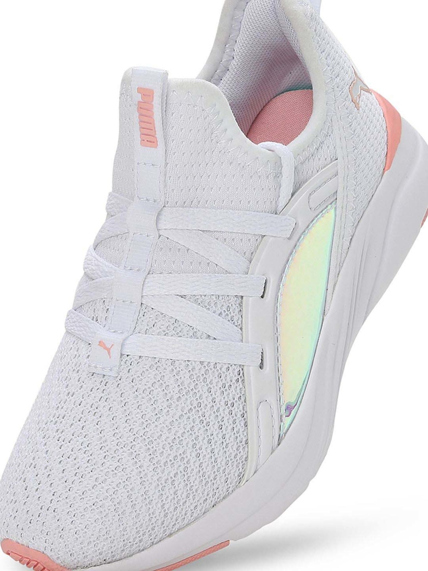 Puma Kids Softride Sophia 2 Crystal White & Pink Running Shoes
