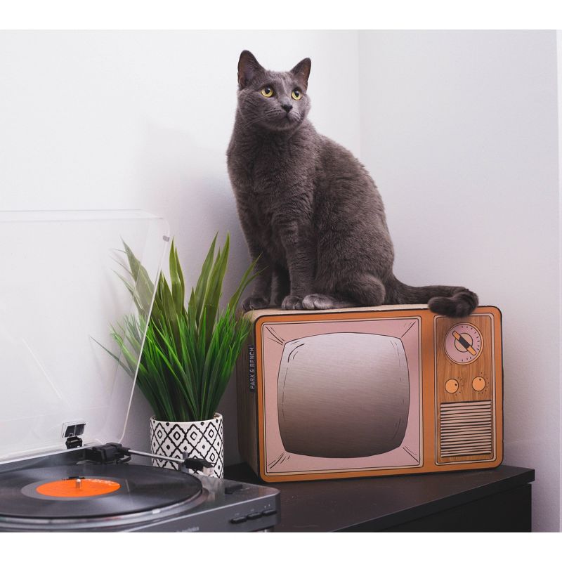 PETKIT Flying Fish Cat Scratcher - White/Blue