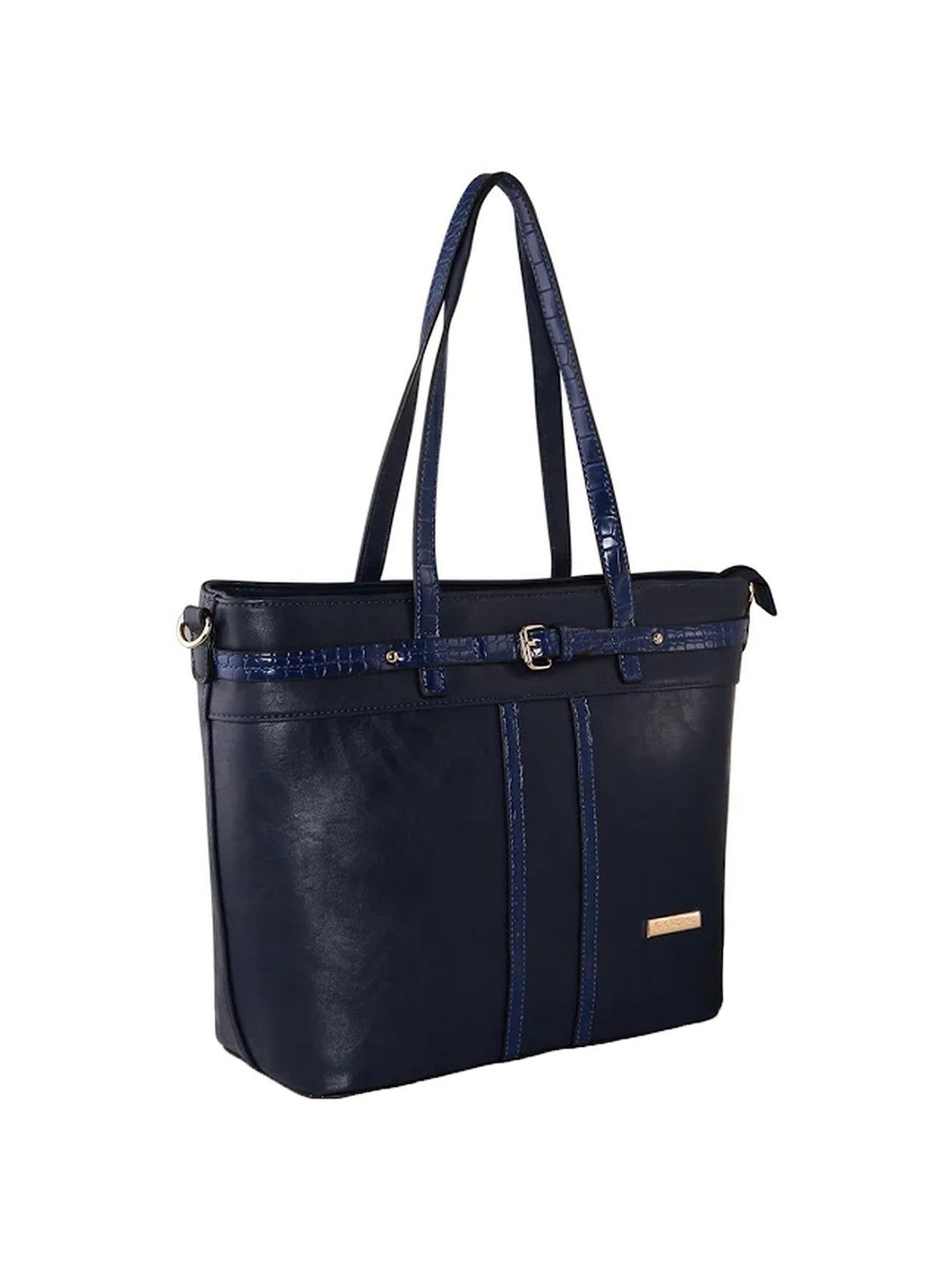 Giordano Blossoms 2020 Blue Textured Medium Shoulder Handbag