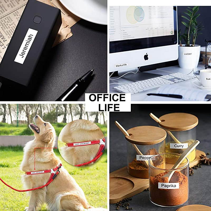 Replace Ptouch Tape 12mm 047 White TZe231 TZ231 Black on White 12 Inch Standard Laminated Label Tape 262 Feet for Brother Ptouch PT1880 PTD200 PT1750 PTD600 PTD210 4Pack by