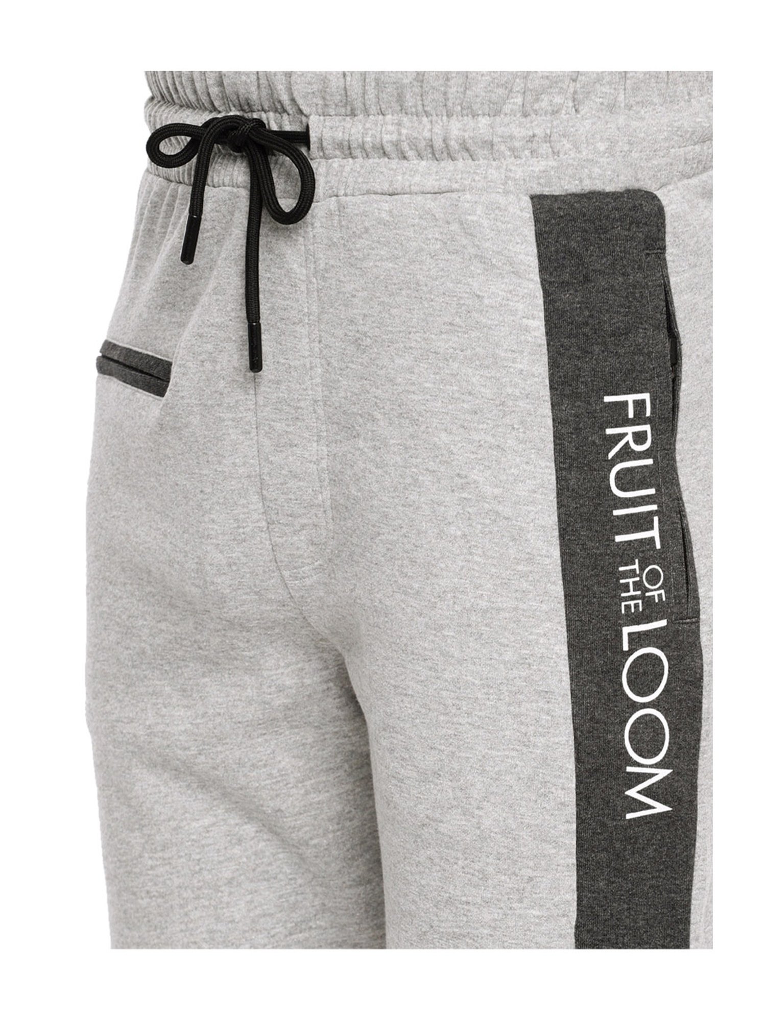 Fruit of the Loom Light Grey Regular Fit Joggers