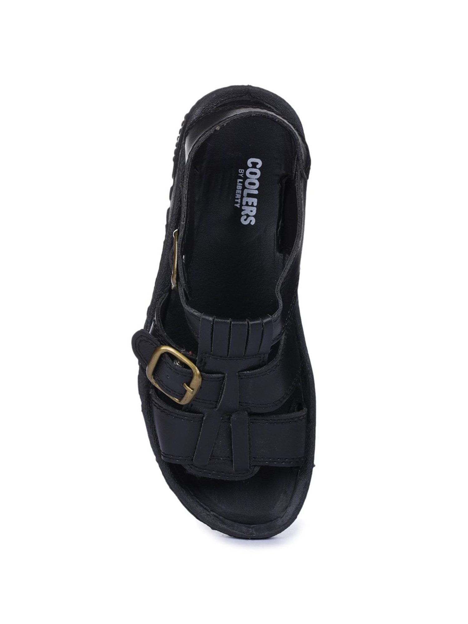 Coolers by Liberty Men's Black Fisherman Sandals