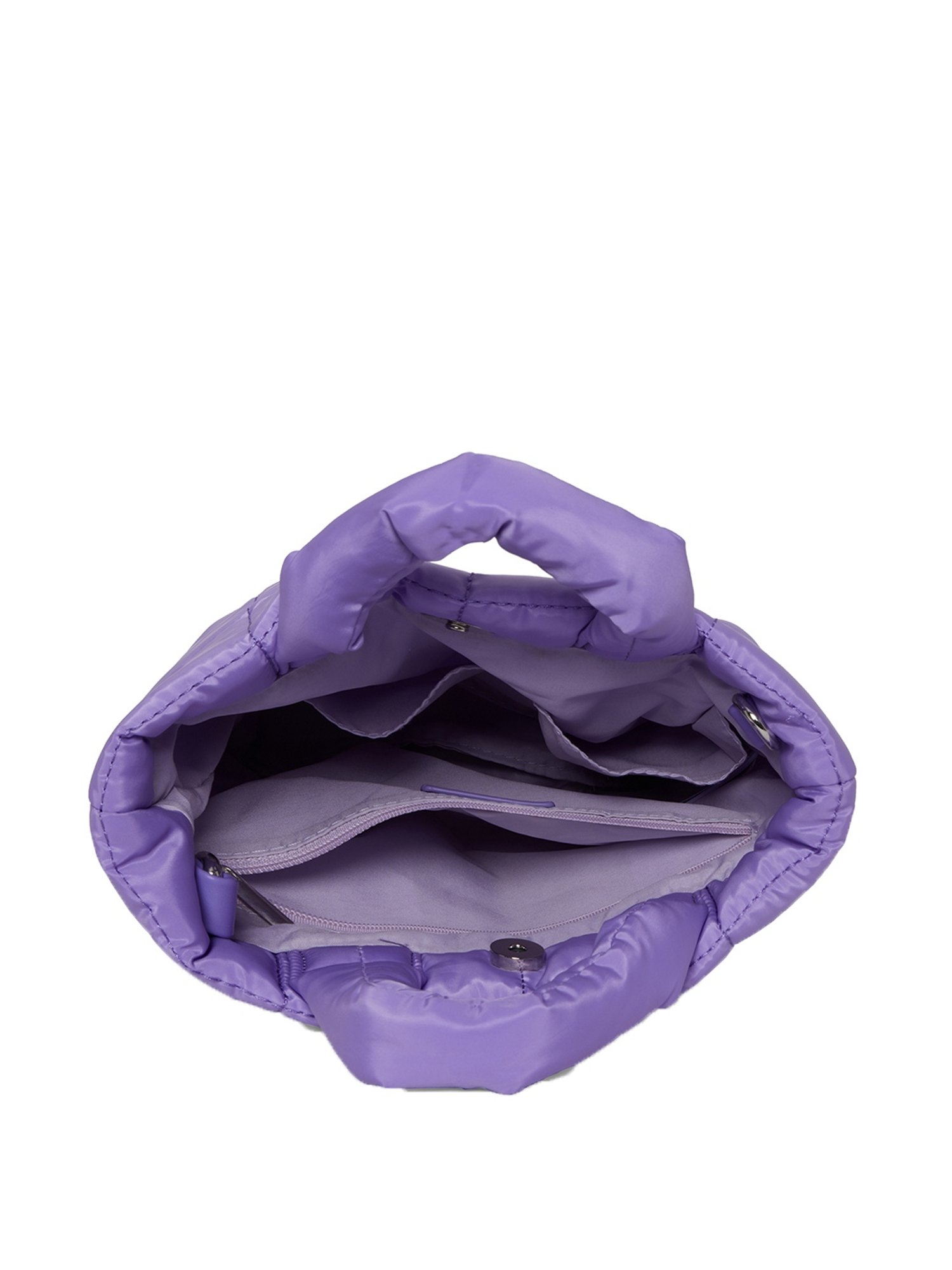 Call It Spring DAYDREAMER530 Purple Quilted Medium Tote Handbag