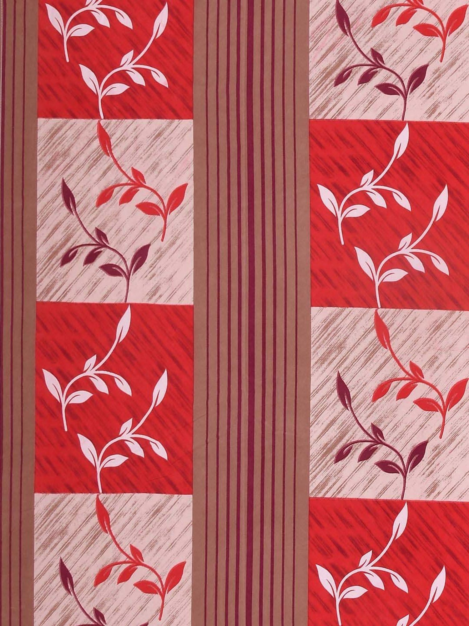 Living Roots Green & Blue Polyester 120 TC Queen Bedsheet with 2 Pillow Covers