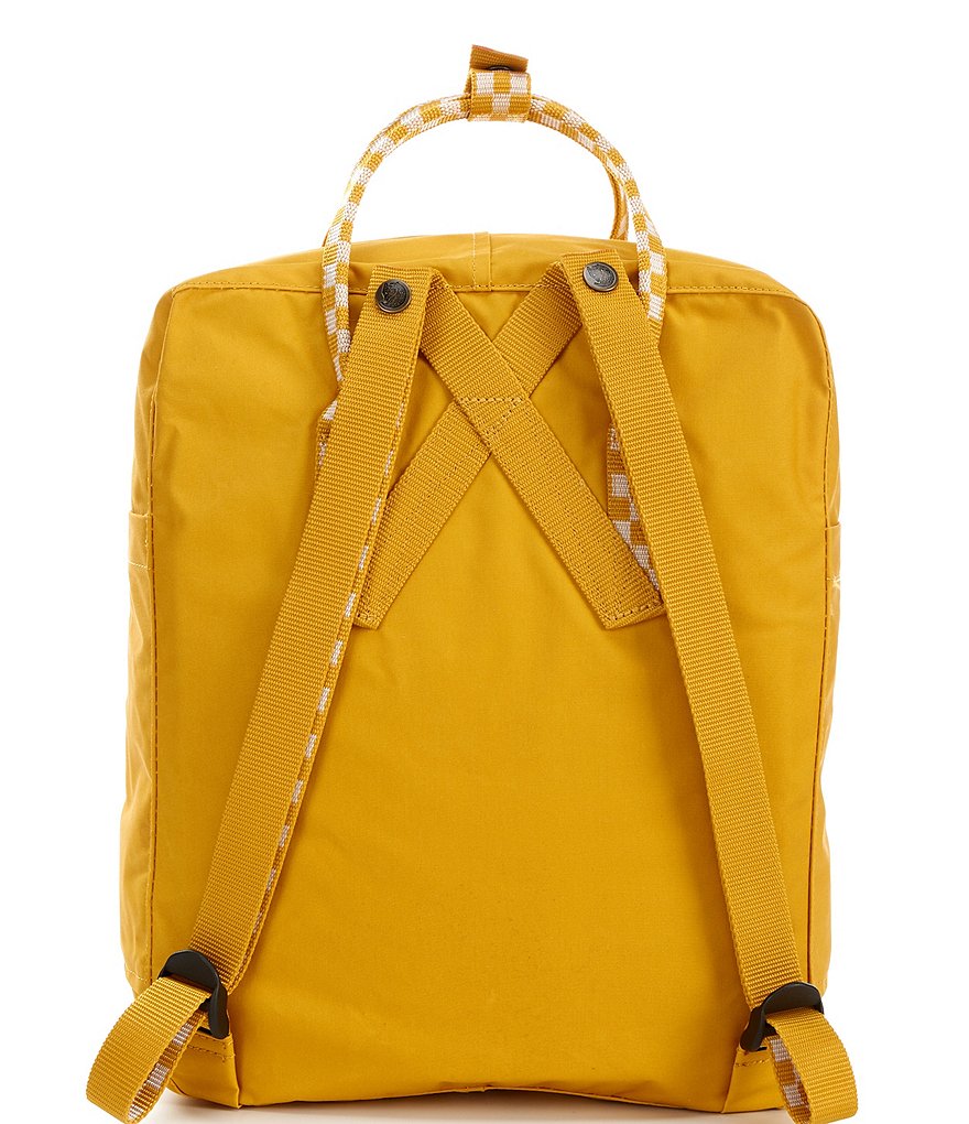 Fjallraven Kanken Colorblock Handles Water-Resistant Backpack