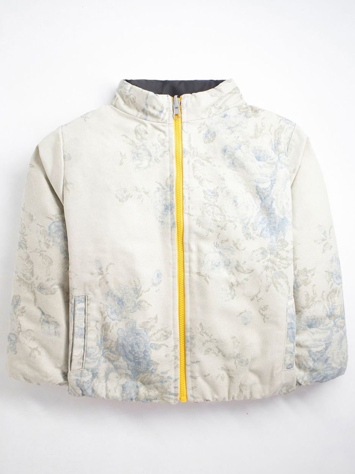 Allen Solly Junior Navy & Green Color Block Full Sleeves Jacket