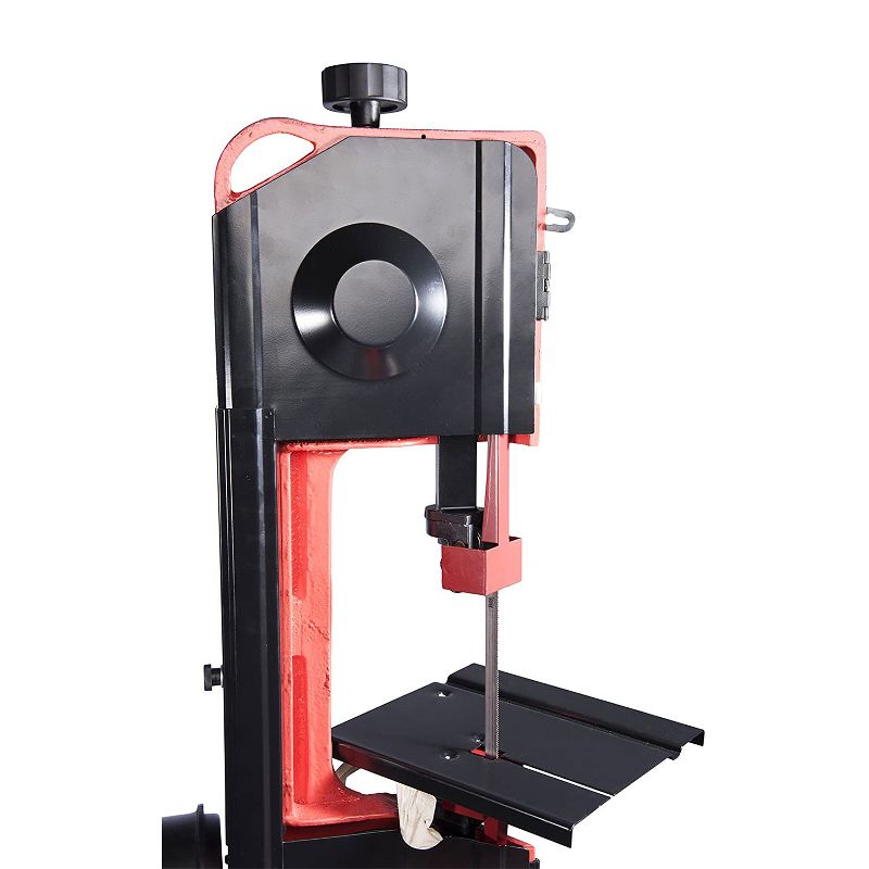General International BS5205 4.5 Inch Metal Cutting Bandsaw with Cast Iron Vise and 3 Cutting Speeds for Ferrous and Nonferrous Metals, Red