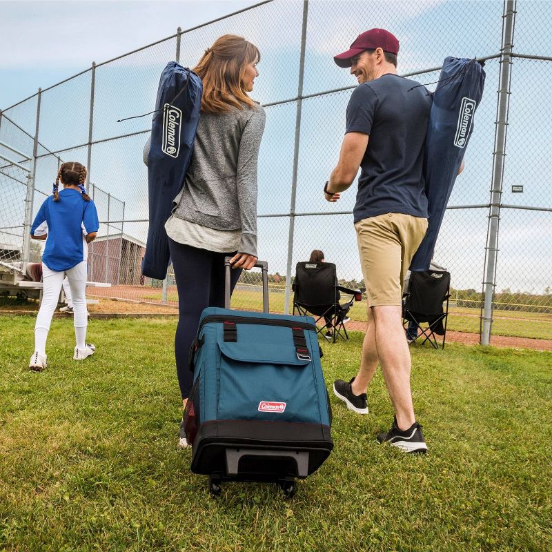 Coleman 32qt Soft Cooler with Wheels - Space Blue