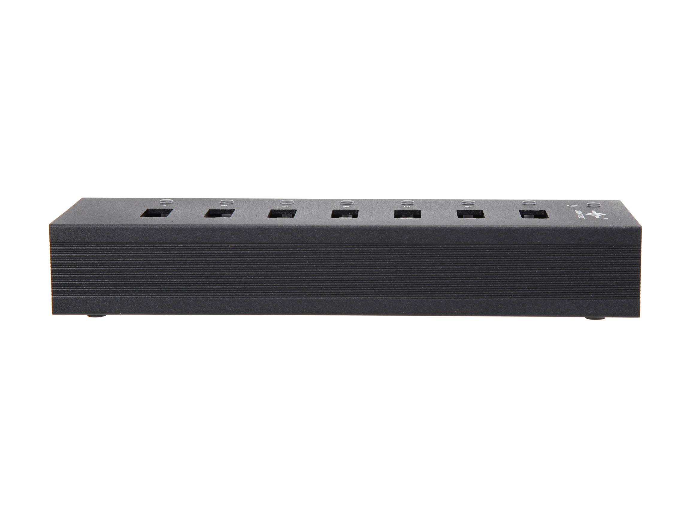 VANTEC UGT-AH710U3-BK 7-Port USB 3.0 Aluminum Hub with 12V/3A Premium Power Adapter