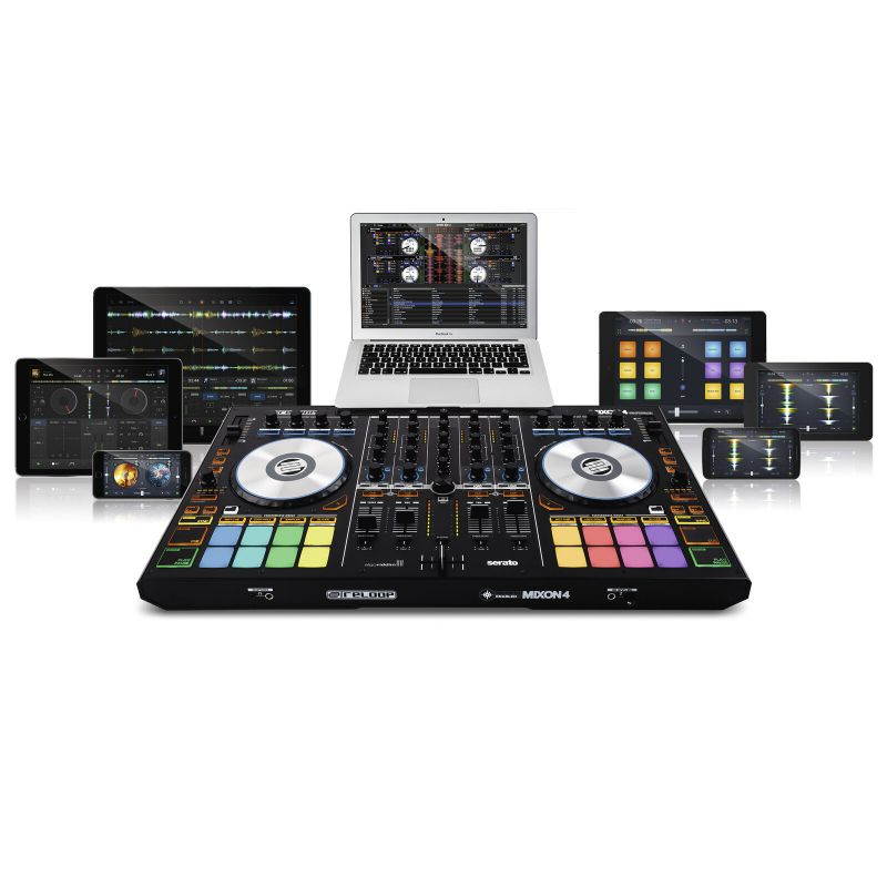 Reloop Mixon 4 - 4-Channel High Performance Hybrid DJ Controller For Serato DJ &