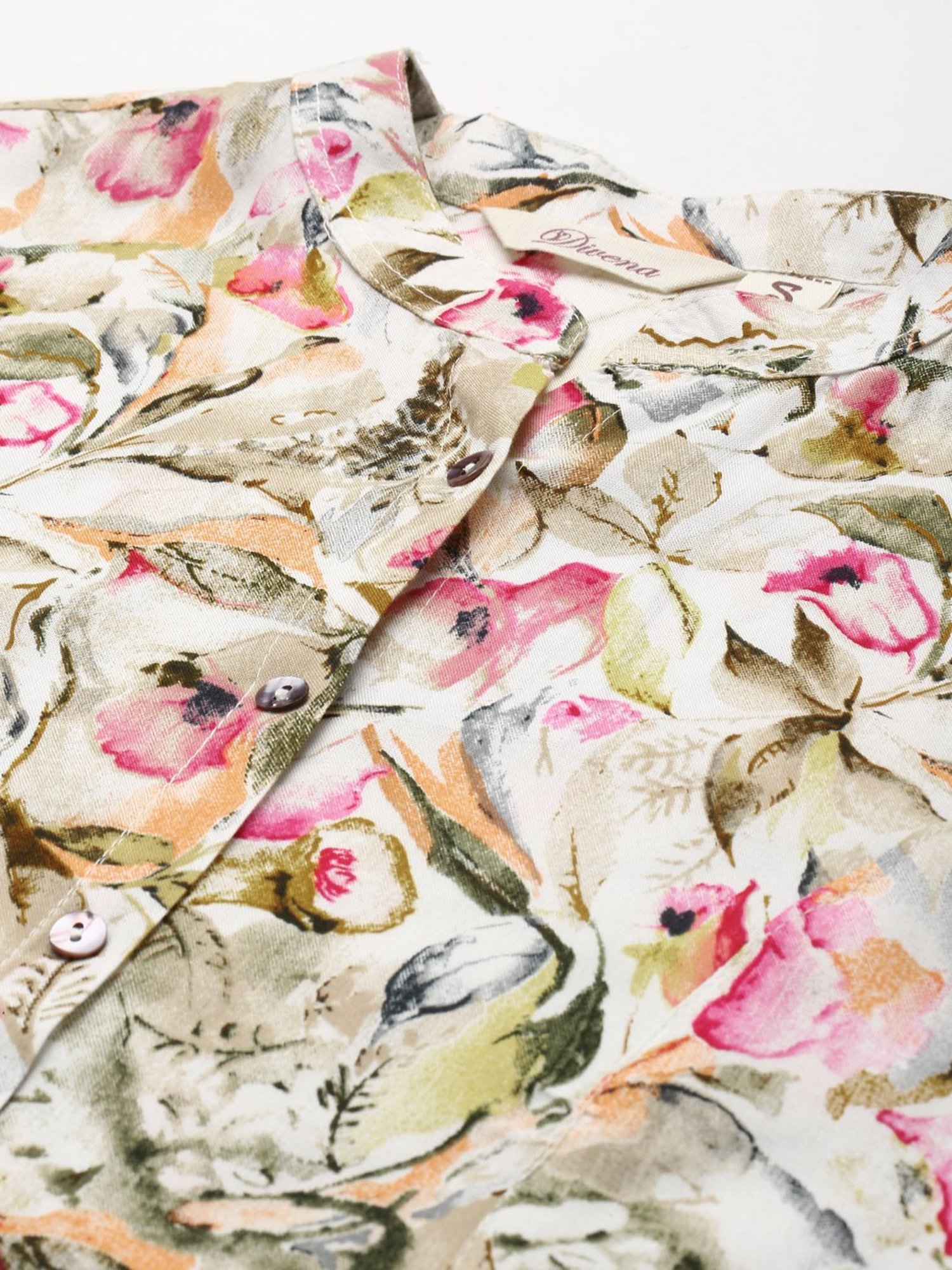 Divena Multicolor Printed A-Line Tunic