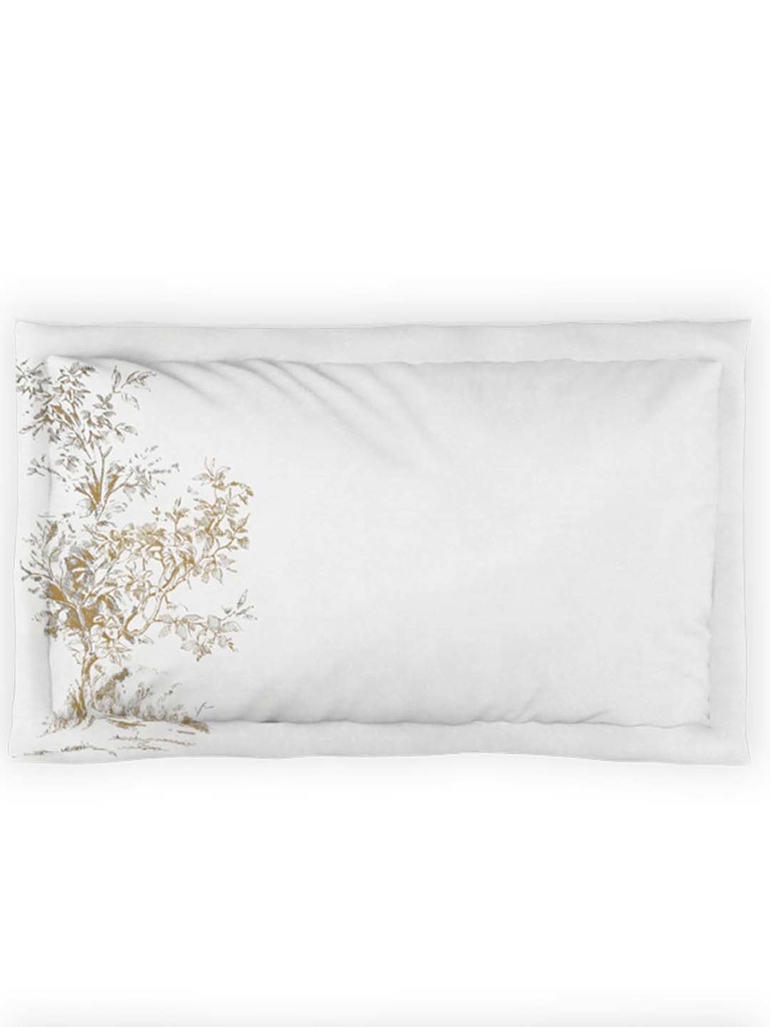 Ddecor Live beautiful Radiance Yellow 144 TC Cotton Single Bedsheet with 1 Pillow Cover