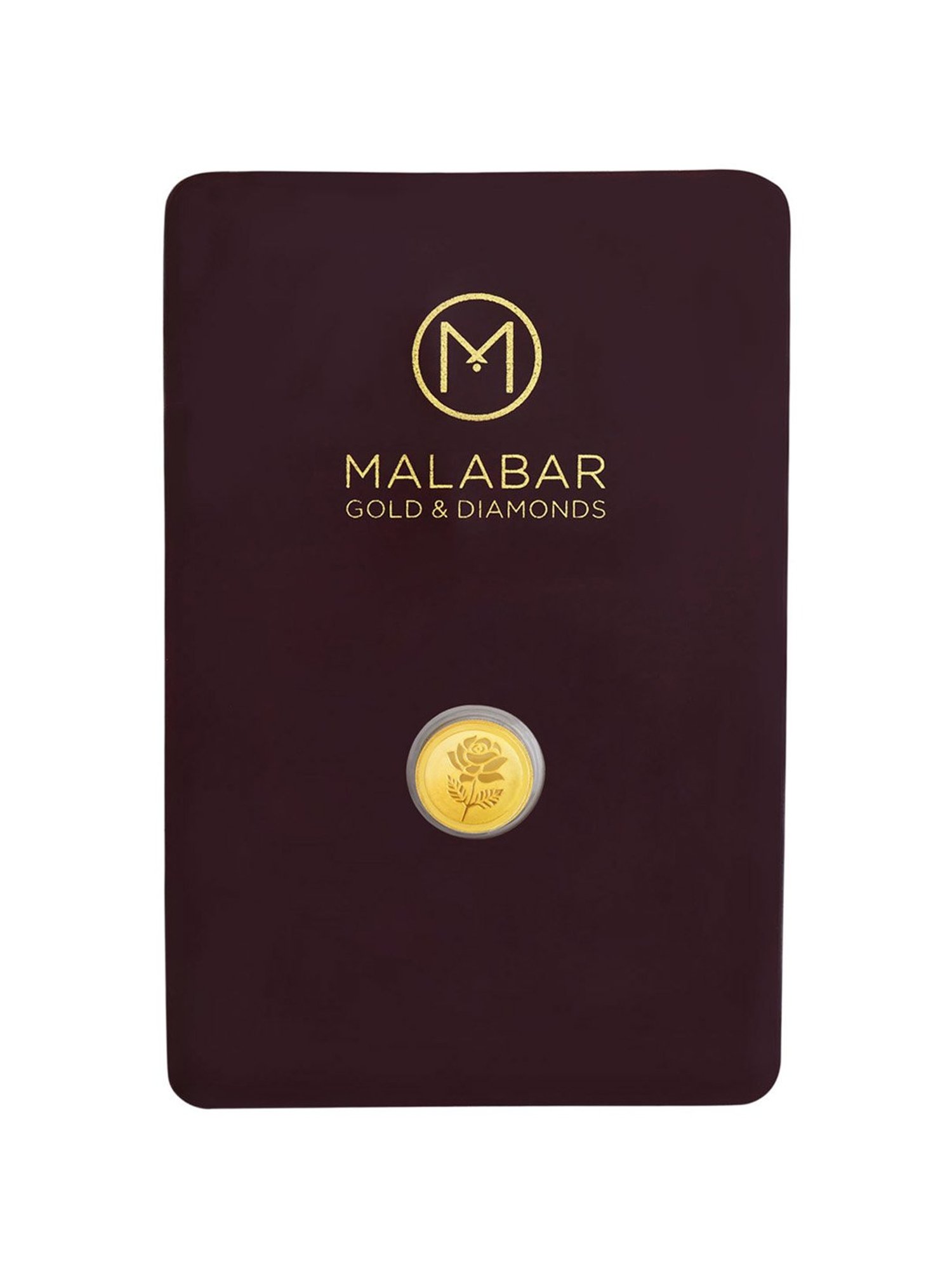 Malabar Gold and Diamonds 24k (999) 1gm Gold Coin