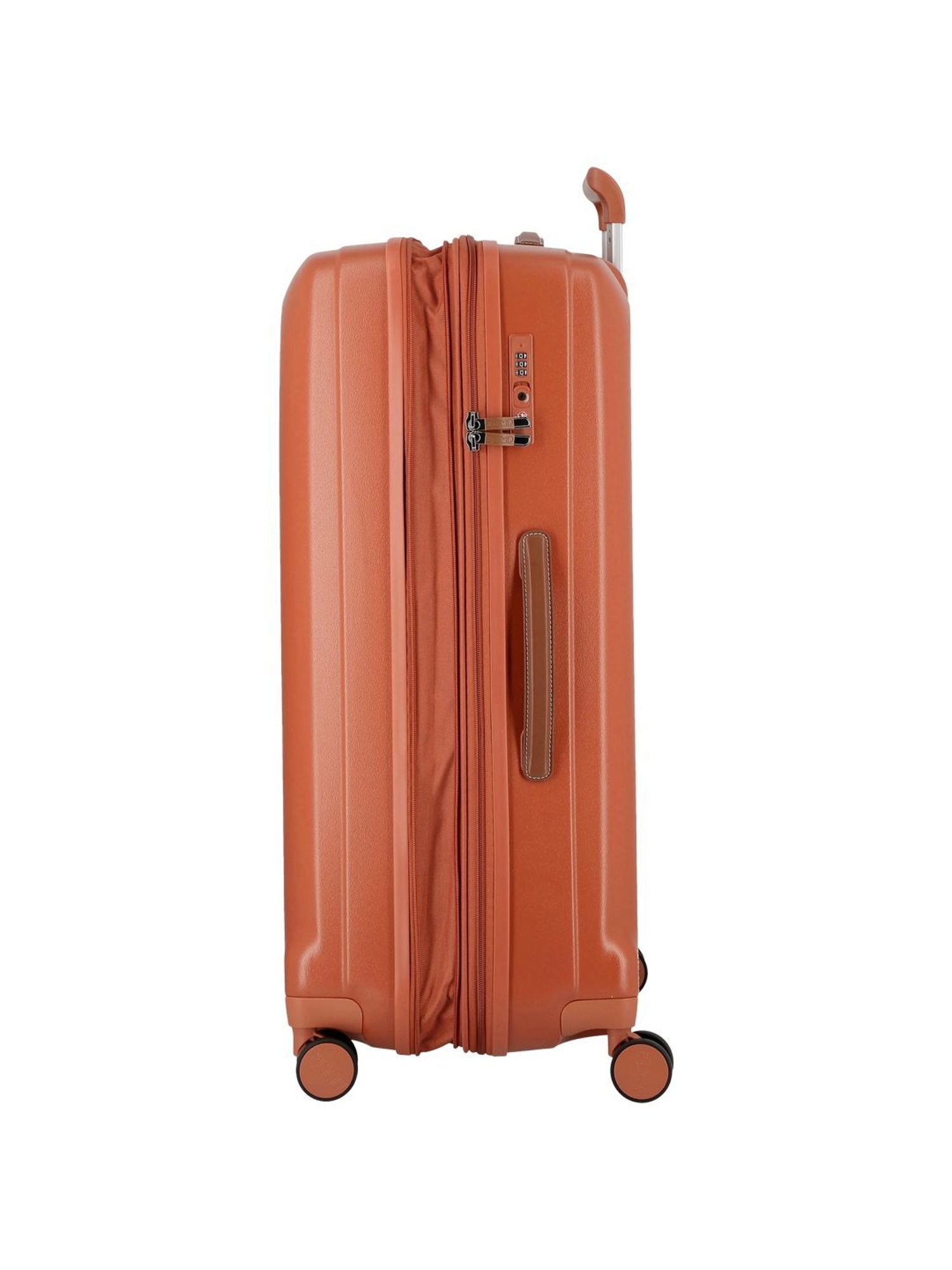 Jump Uppsala Rigid Terracota 8 Wheels Large Hard Cabin Trolley Bag Set of 2