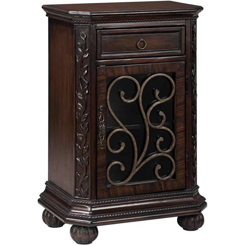 Kensington Hill Arriana 22 1/2" Wide Cherry Finish Accent Table